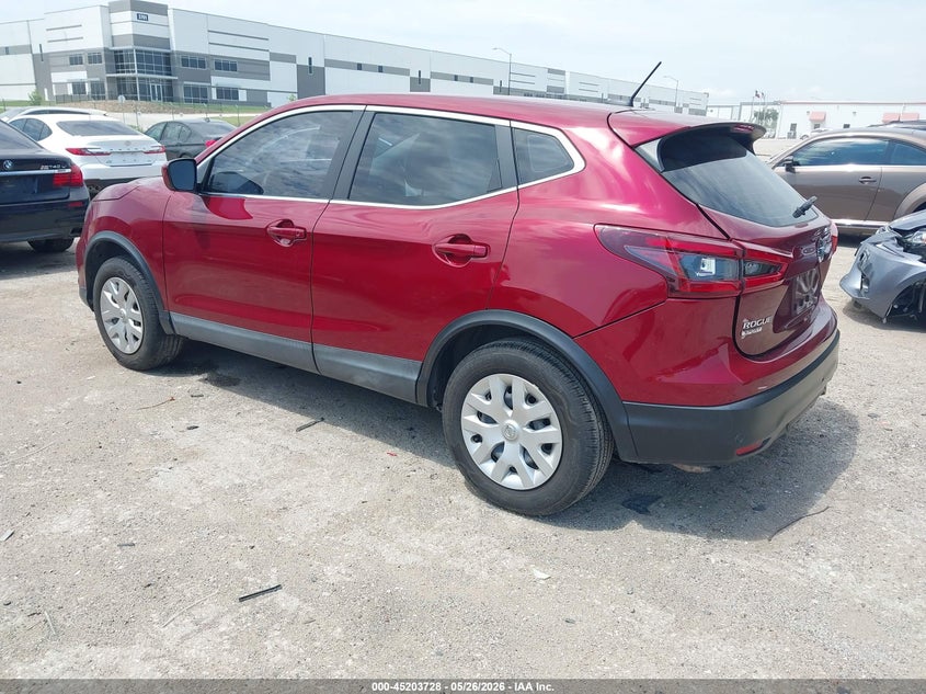 2020 Nissan Rogue VIN JN1BJ1CV1LW263167 IAAI salvage auction — REAR END, Salvage (Texas), sold $25 on 2026-07-28 (photo 3)