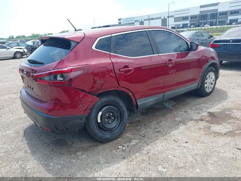2020 Nissan Rogue VIN JN1BJ1CV1LW263167 IAAI salvage auction — REAR END, Salvage (Texas), sold $25 on 2026-07-28 (photo 4)