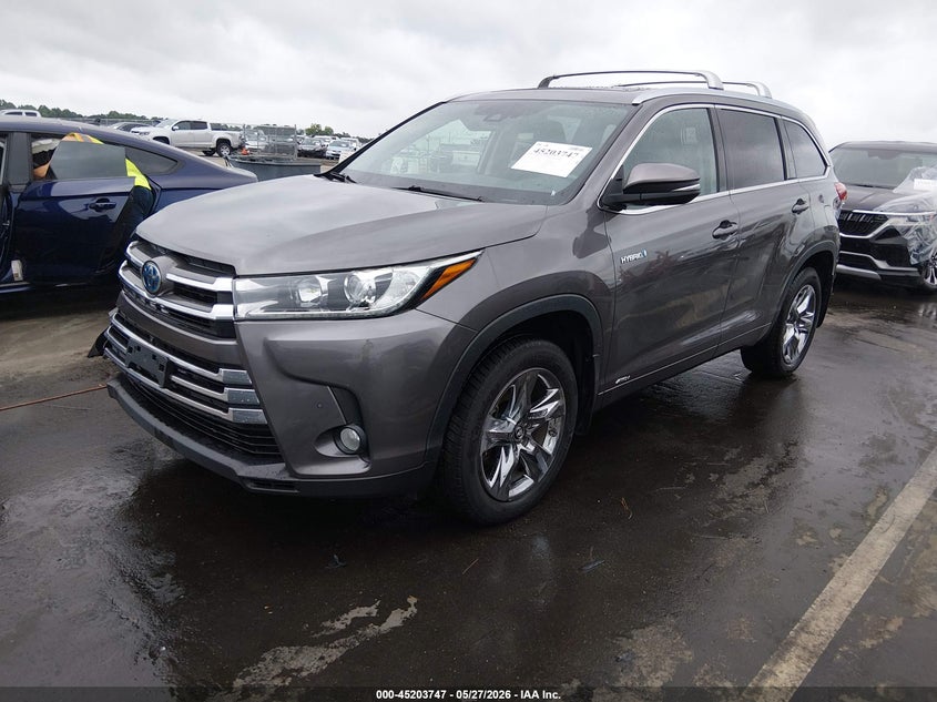 2018 Toyota Highlander VIN 5TDDGRFH9JS047458 IAAI salvage auction — FRONT END, Salvage (Illinois), sold $8,600 on 2026-07-15 (photo 2)
