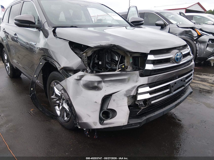 2018 Toyota Highlander VIN 5TDDGRFH9JS047458 IAAI salvage auction — FRONT END, Salvage (Illinois), sold $8,600 on 2026-07-15 (photo 6)