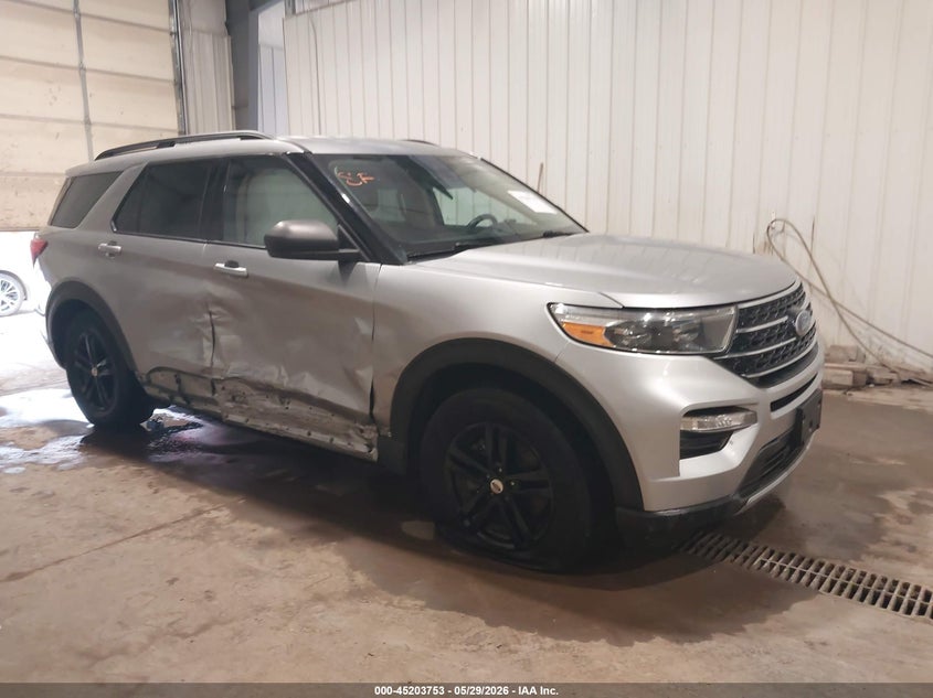 2020 Ford Explorer VIN 1FMSK8DH4LGB94444 IAAI salvage auction — SIDE, Salvage Title, sold $3,000 on 2026-07-31 (photo 1)