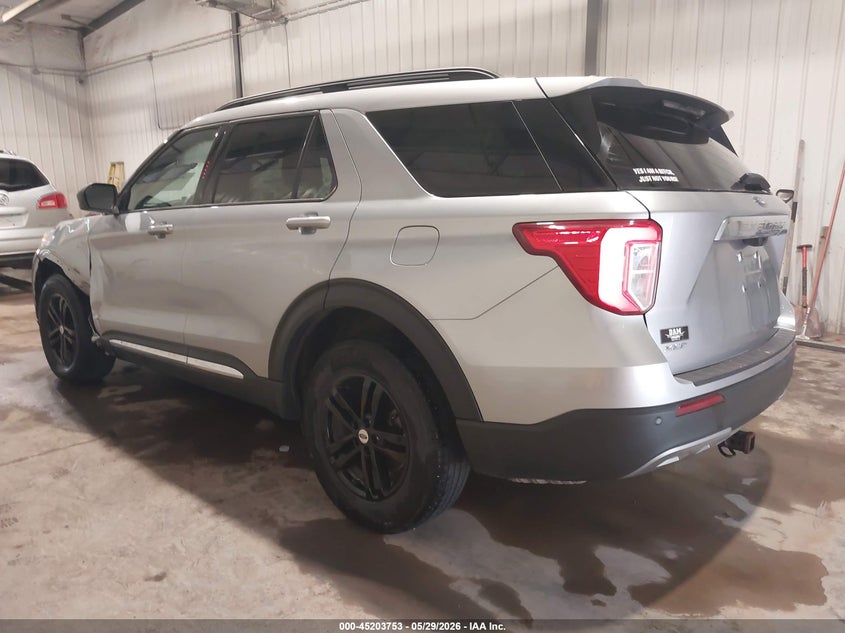 2020 Ford Explorer VIN 1FMSK8DH4LGB94444 IAAI salvage auction — SIDE, Salvage Title, sold $3,000 on 2026-07-31 (photo 3)