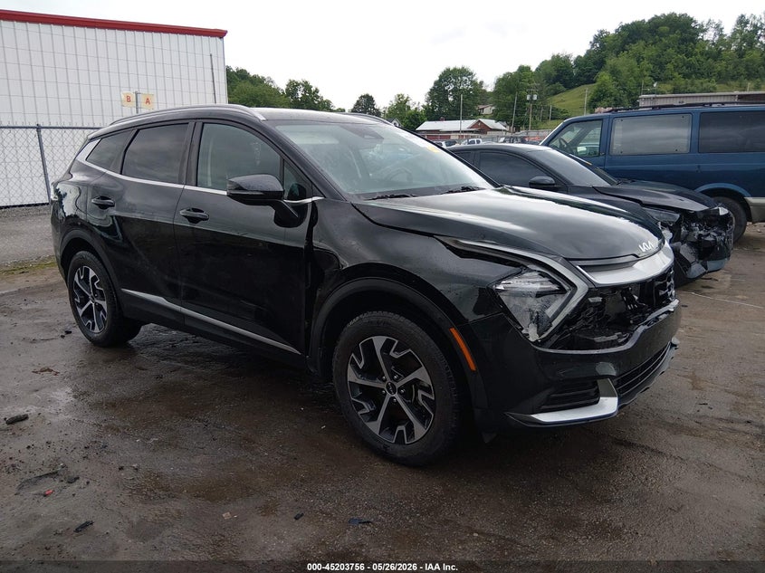 2023 Kia Sportage VIN 5XYK3CAF8PG078972 IAAI salvage auction — FRONT END, Salvage (West Virginia), sold $10,000 on 2026-07-18 (photo 1)