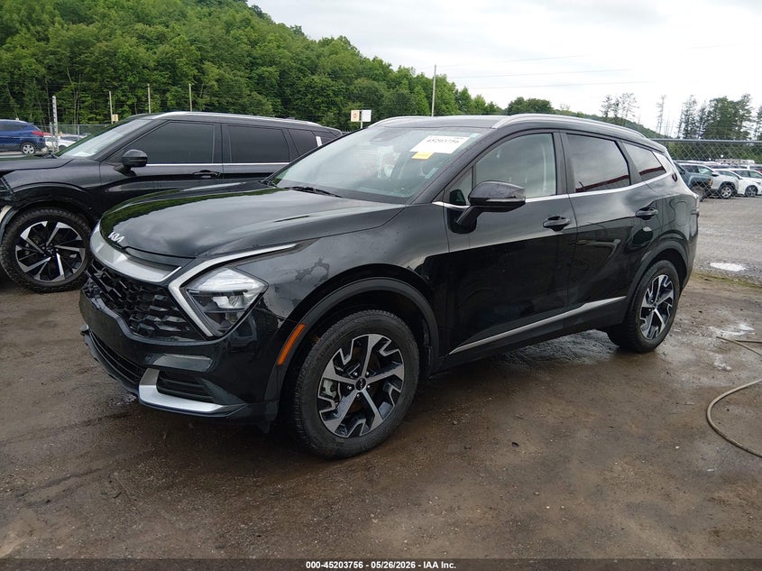 2023 Kia Sportage VIN 5XYK3CAF8PG078972 IAAI salvage auction — FRONT END, Salvage (West Virginia), sold $10,000 on 2026-07-18 (photo 2)