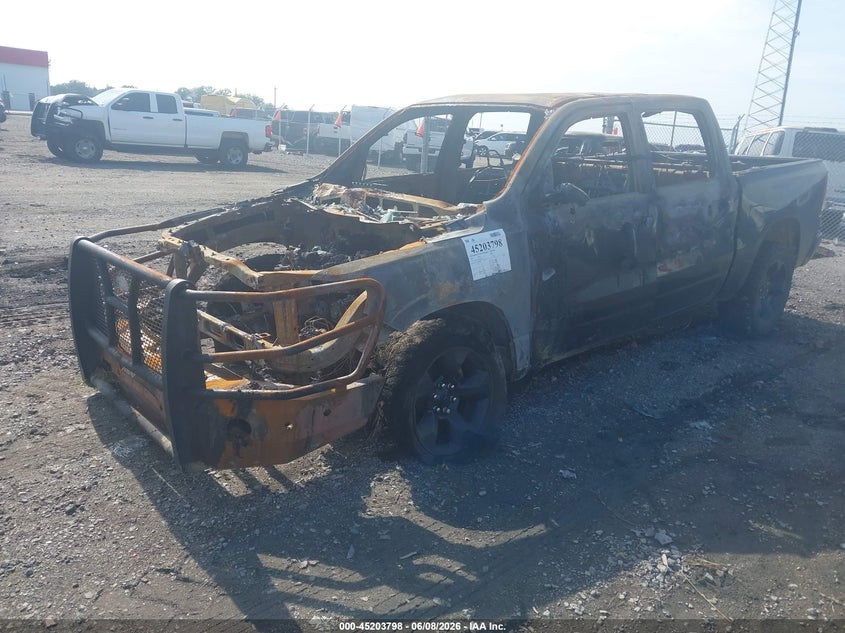 2019 Ram 1500 VIN 1C6RRFFG4KN888463 IAAI salvage auction — TOTAL BURN, Salvage Title, sold $125 on 2026-07-29 (photo 6)