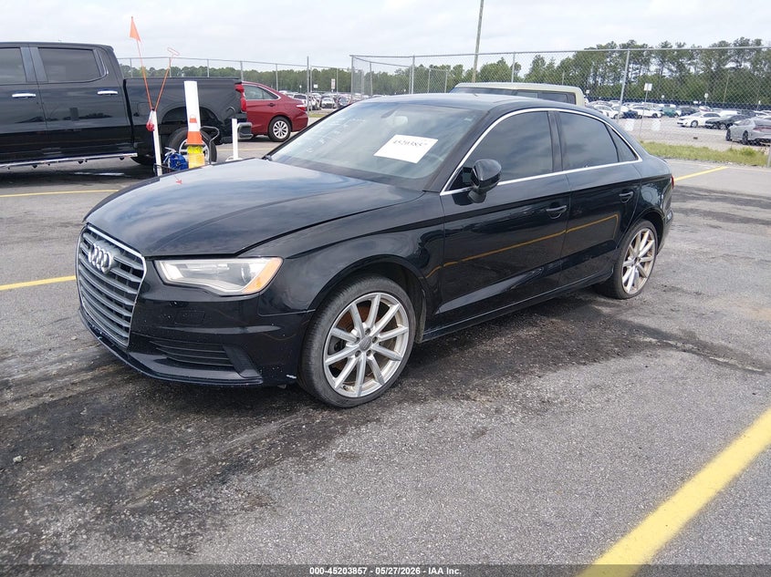 2015 Audi A3 VIN WAUBFGFF0F1004898 IAAI salvage auction — RIGHT FRONT, Salvage (South Carolina), sold $25 on 2026-07-22 (photo 2)