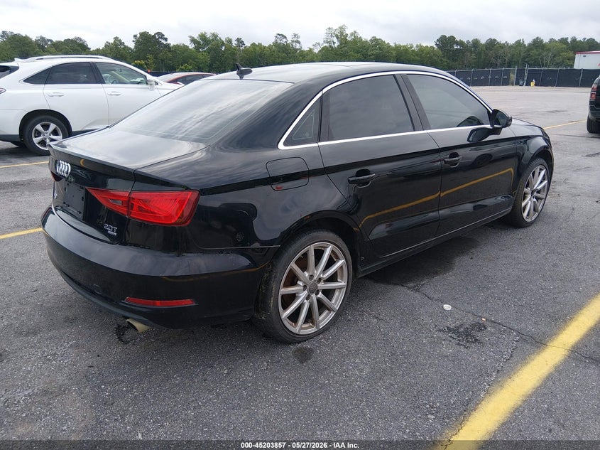 2015 Audi A3 VIN WAUBFGFF0F1004898 IAAI salvage auction — RIGHT FRONT, Salvage (South Carolina), sold $25 on 2026-07-22 (photo 4)