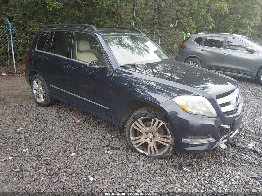 2013 Mercedes-benz Glk-klasse VIN WDCGG8JB5DG052255 IAAI salvage auction — RIGHT FRONT, Salvage Title, sold $3,350 on 2026-07-14 (photo 1)