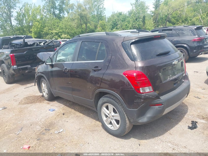 2015 Chevrolet Trax VIN KL7CJLSB1FB089095 IAAI salvage auction — FRONT END, Salvage Title, sold $350 on 2026-07-14 (photo 3)