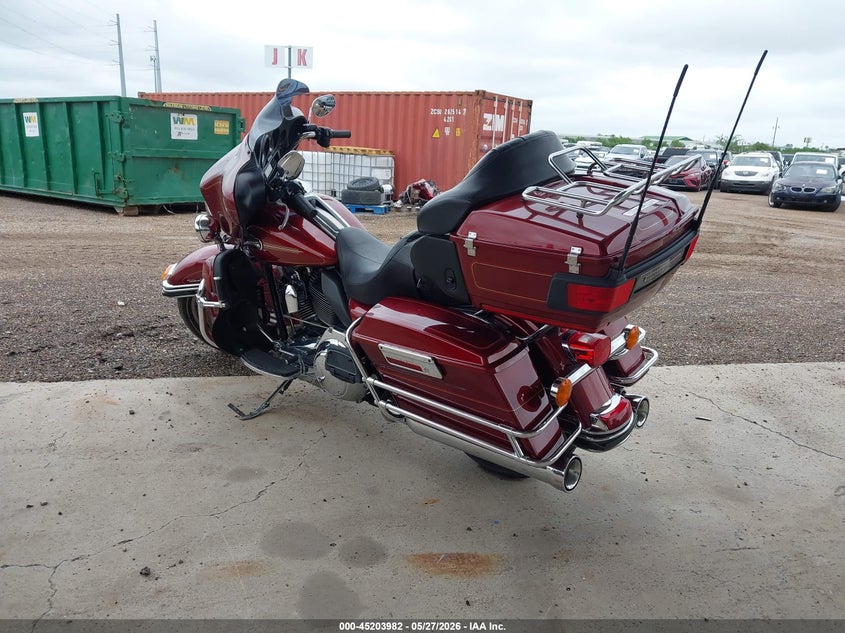2010 Harley-davidson Flhtcu VIN 1HD1FC419AB630580 IAAI salvage auction — LEFT FRONT, Original (Texas), sold $3,250 on 2026-07-07 (photo 3)