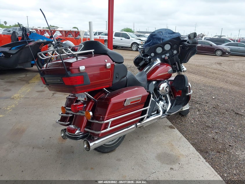 2010 Harley-davidson Flhtcu VIN 1HD1FC419AB630580 IAAI salvage auction — LEFT FRONT, Original (Texas), sold $3,250 on 2026-07-07 (photo 4)