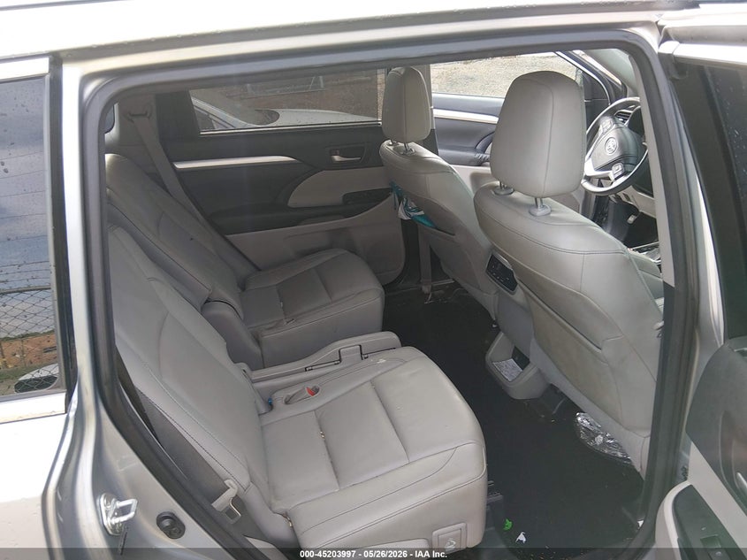 2014 Toyota Highlander VIN 5TDKKRFH7ES025180 IAAI salvage auction — LEFT SIDE, Salvage (North Carolina), sold $7,200 on 2026-07-06 (photo 8)