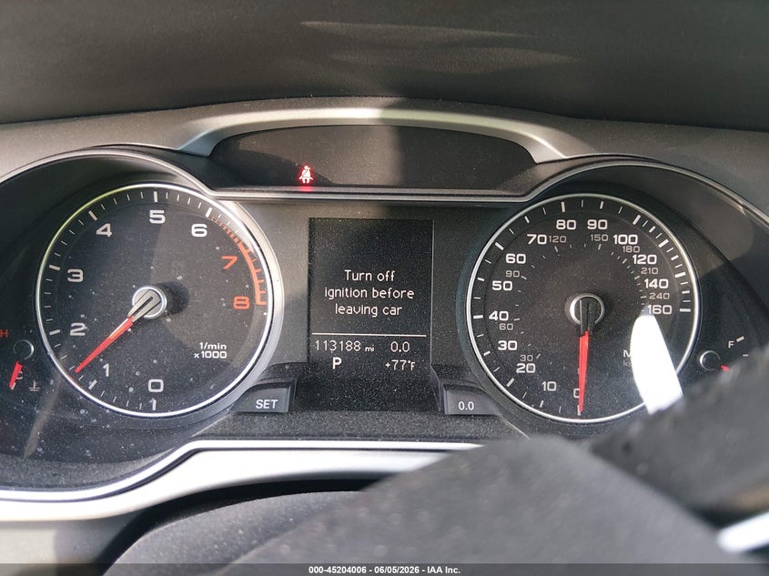 2015 Audi A4 VIN WAUBFAFLXFN043851 IAAI salvage auction — FRONT END, Salvage Title, sold $900 on 2026-07-06 (photo 7)