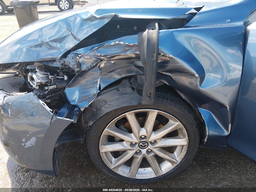 2017 Mazda 3 VIN JM1BN1M36H1136143 IAAI salvage auction — LEFT FRONT, Salvage (Kansas), sold $2,275 on 2026-07-31 (photo 6)