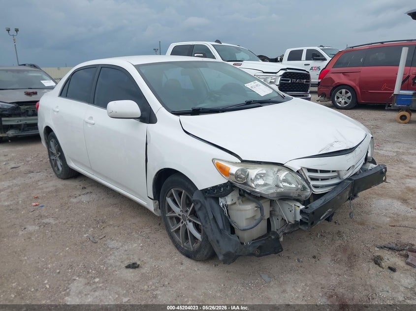 2013 Toyota Corolla VIN 5YFBU4EE6DP103542 IAAI salvage auction — FRONT END, Salvage (Texas), sold $2,200 on 2026-07-06 (photo 1)