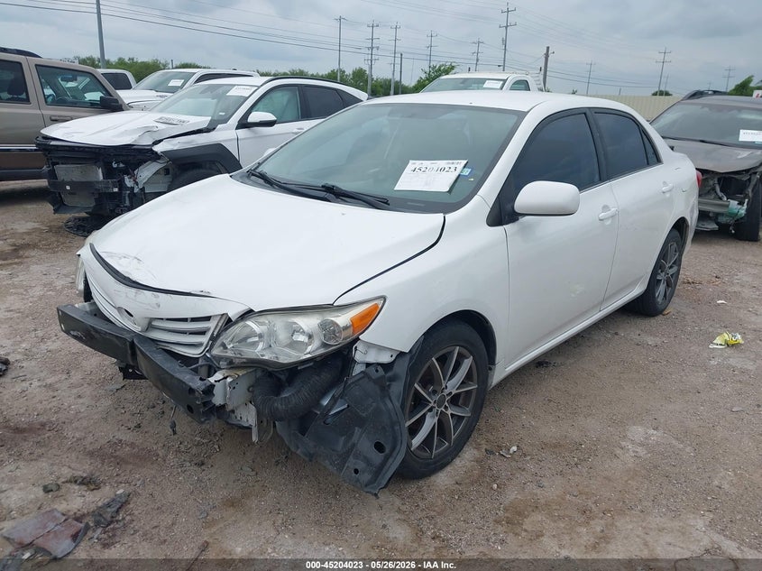 2013 Toyota Corolla VIN 5YFBU4EE6DP103542 IAAI salvage auction — FRONT END, Salvage (Texas), sold $2,200 on 2026-07-06 (photo 2)