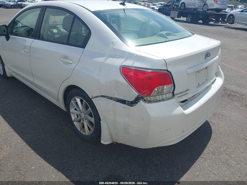 2013 Subaru Impreza VIN JF1GJAC60DH010994 IAAI salvage auction — LEFT REAR, Salvage Title, sold $500 on 2026-07-23 (photo 6)