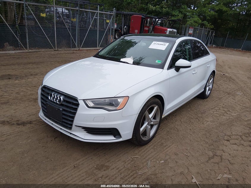 2015 Audi A3 VIN WAUBFGFF8F1003045 IAAI salvage auction — NORMAL WEAR, Clear (Virginia), sold $550 on 2026-07-23 (photo 2)