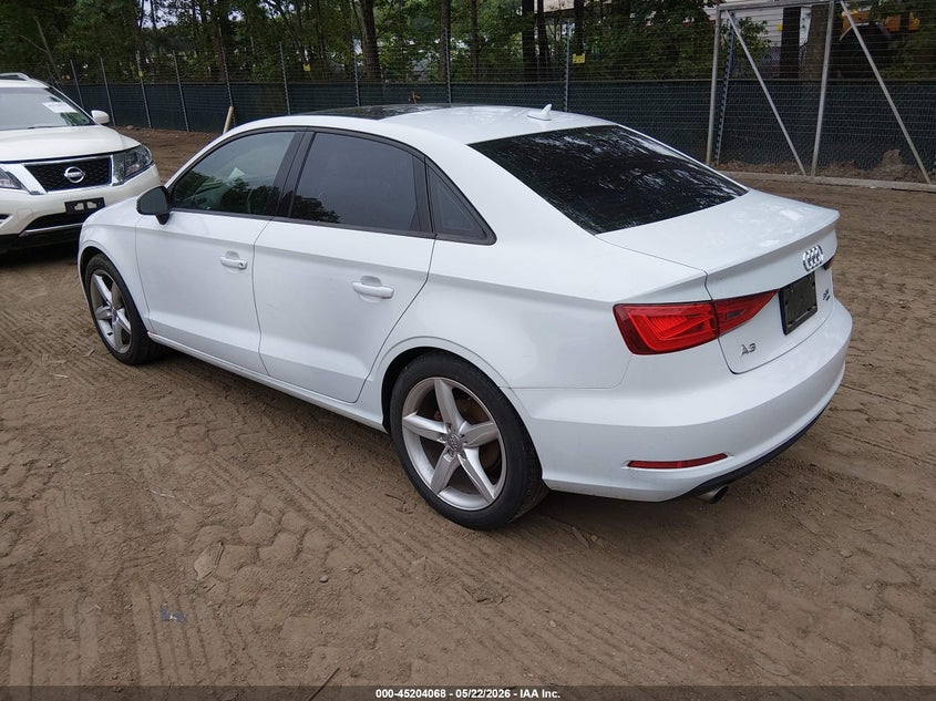 2015 Audi A3 VIN WAUBFGFF8F1003045 IAAI salvage auction — NORMAL WEAR, Clear (Virginia), sold $550 on 2026-07-23 (photo 3)