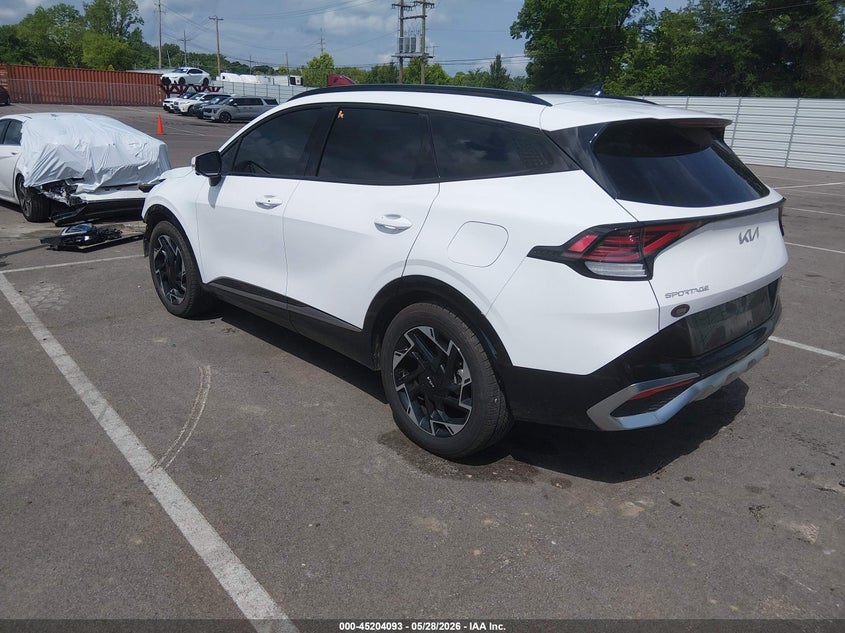 2025 Kia Sportage VIN 5XYK53DF6SG269109 IAAI salvage auction — FRONT END, Salvage Title, sold $13,050 on 2026-07-21 (photo 3)