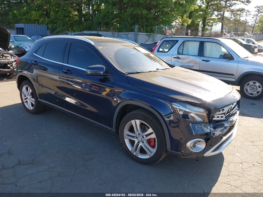 2018 Mercedes-benz Gla-klasse VIN WDCTG4GB4JJ371501 IAAI salvage auction — FRONT & REAR, Salvage Title, sold $4,300 on 2026-08-11 (photo 1)