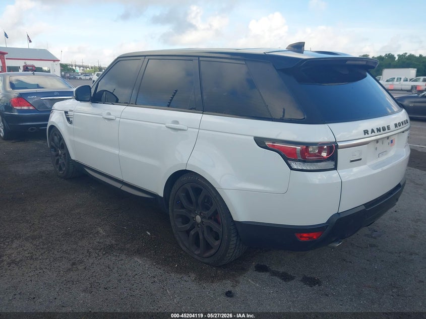 2017 Land rover Range rover sport VIN SALWR2FE4HA134619 IAAI salvage auction — RIGHT FRONT, Salvage (Louisiana), sold $9,300 on 2026-07-06 (photo 3)