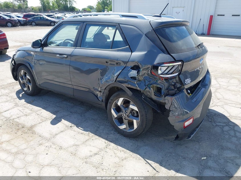 2025 Hyundai Venue VIN KMHRC8A30SU394189 IAAI salvage auction — LEFT REAR, Salvage (Illinois), sold $4,175 on 2026-07-28 (photo 3)