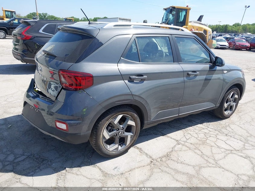 2025 Hyundai Venue VIN KMHRC8A30SU394189 IAAI salvage auction — LEFT REAR, Salvage (Illinois), sold $4,175 on 2026-07-28 (photo 4)