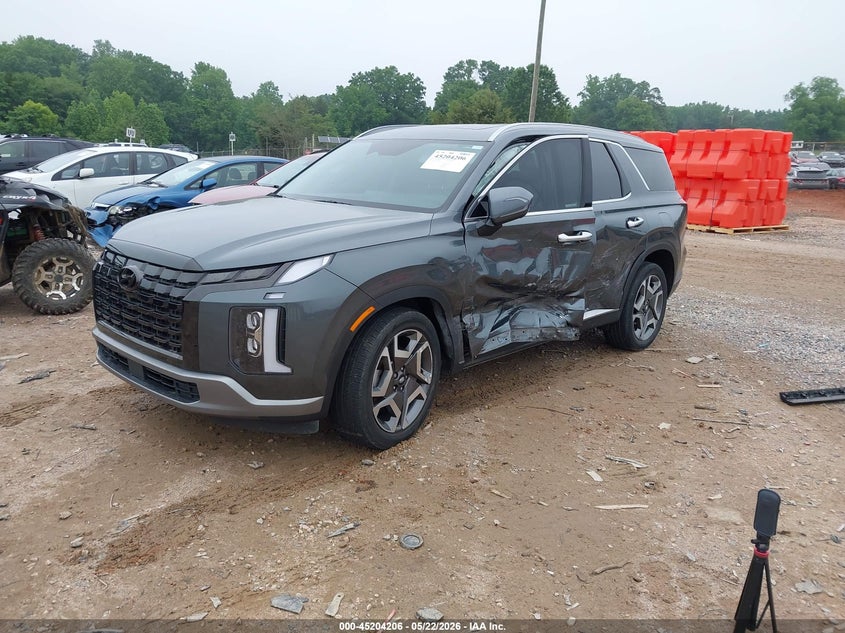 2024 Hyundai Palisade VIN KM8R44GE4RU654618 IAAI salvage auction — LEFT SIDE, Salvage (North Carolina), sold $13,500 on 2026-07-30 (photo 2)