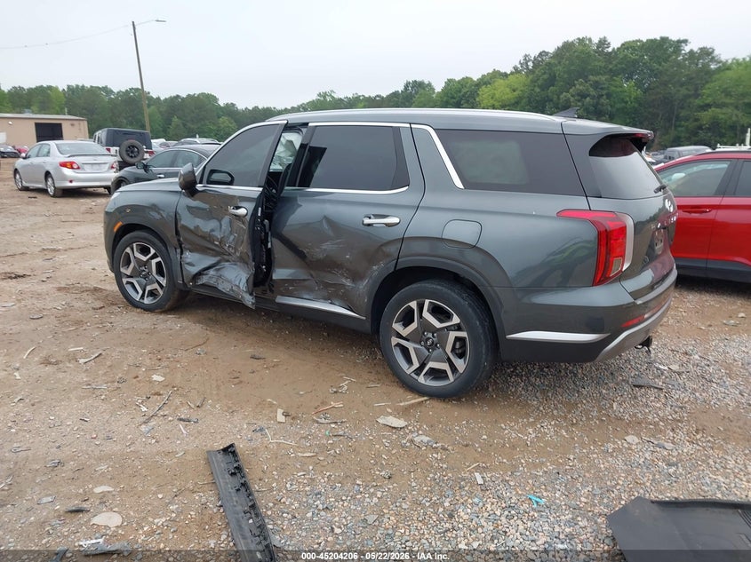 2024 Hyundai Palisade VIN KM8R44GE4RU654618 IAAI salvage auction — LEFT SIDE, Salvage (North Carolina), sold $13,500 on 2026-07-30 (photo 3)