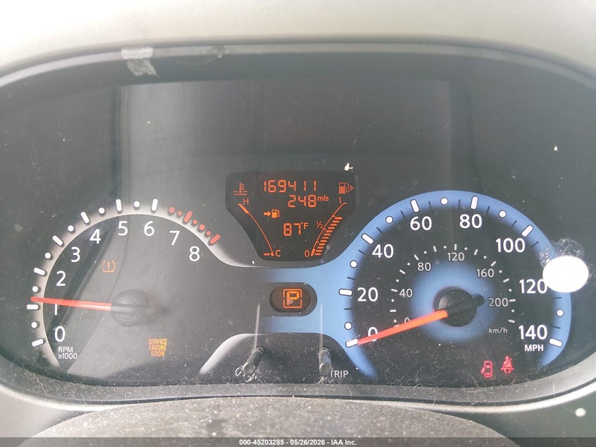 2009 Nissan Cube VIN JN8AZ28R19T120527 IAAI salvage auction — LEFT FRONT, Salvage (Illinois), sold $200 on 2026-07-21 (photo 7)