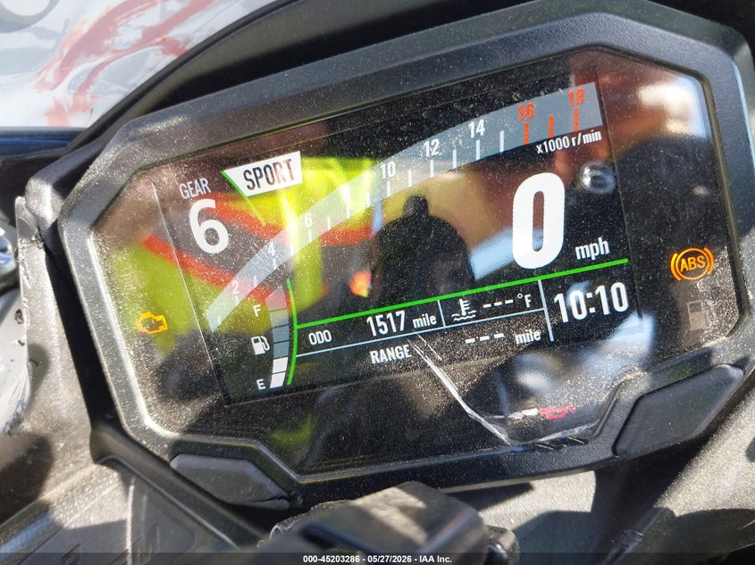 2026 Kawasaki Zx VIN ML5ZXCS18TDA43294 IAAI salvage auction — ALL OVER, Salvage Title, sold $3,100 on 2026-07-07 (photo 7)