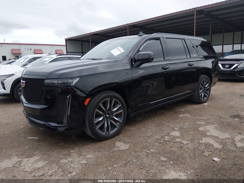 2024 Cadillac Escalade VIN 1GYS4PKL6RR229220 IAAI salvage auction — SIDE, Original (Texas), sold $42,200 on 2026-08-10 (photo 2)