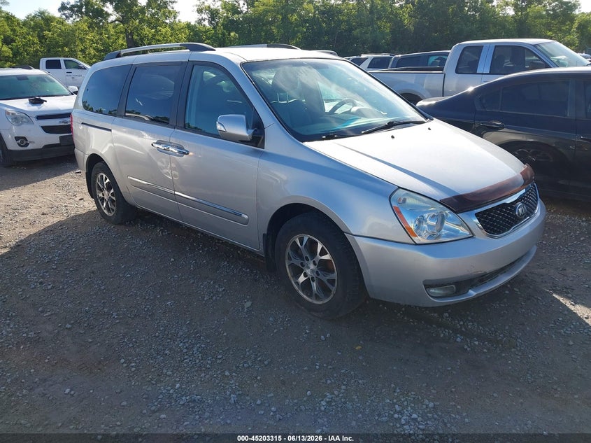 2014 Kia SEDONA VIN KNDMH4C75E6564886 IAAI salvage auction — NORMAL WEAR, Original (Kentucky), sold $625 on 2026-07-29 (photo 1)
