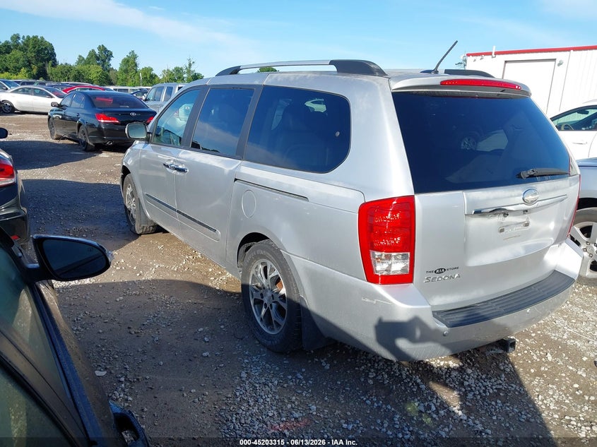 2014 Kia SEDONA VIN KNDMH4C75E6564886 IAAI salvage auction — NORMAL WEAR, Original (Kentucky), sold $625 on 2026-07-29 (photo 3)