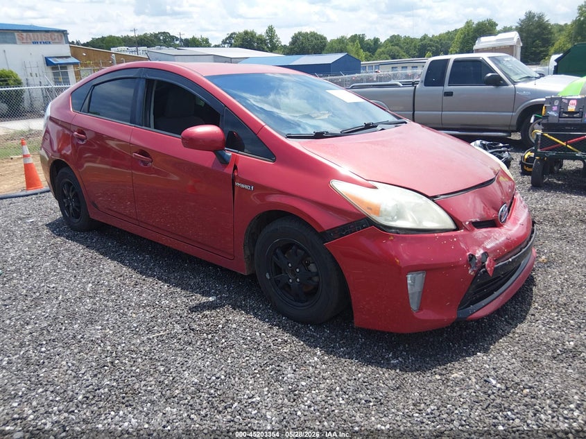 2012 Toyota Prius VIN JTDKN3DU7C1573923 IAAI salvage auction — FRONT END, Salvage (South Carolina), sold $825 on 2026-07-14 (photo 1)