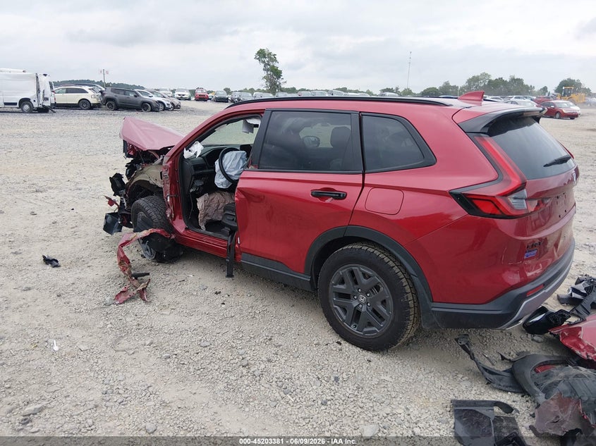 2026 Honda Cr-v VIN 7FARS6H62TE057629 IAAI salvage auction — LEFT FRONT, Salvage (West Virginia), sold $9,675 on 2026-07-29 (photo 3)