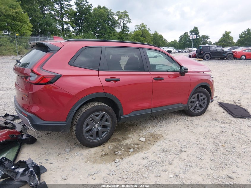 2026 Honda Cr-v VIN 7FARS6H62TE057629 IAAI salvage auction — LEFT FRONT, Salvage (West Virginia), sold $9,675 on 2026-07-29 (photo 4)