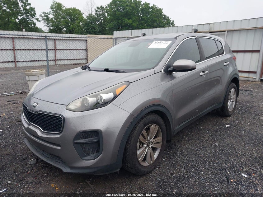 2018 Kia Sportage VIN KNDPM3AC7J7310510 IAAI salvage auction — RIGHT SIDE, Salvage (Georgia), sold $2,300 on 2026-07-08 (photo 2)