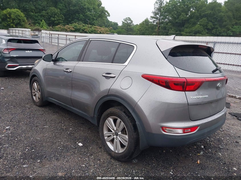 2018 Kia Sportage VIN KNDPM3AC7J7310510 IAAI salvage auction — RIGHT SIDE, Salvage (Georgia), sold $2,300 on 2026-07-08 (photo 3)