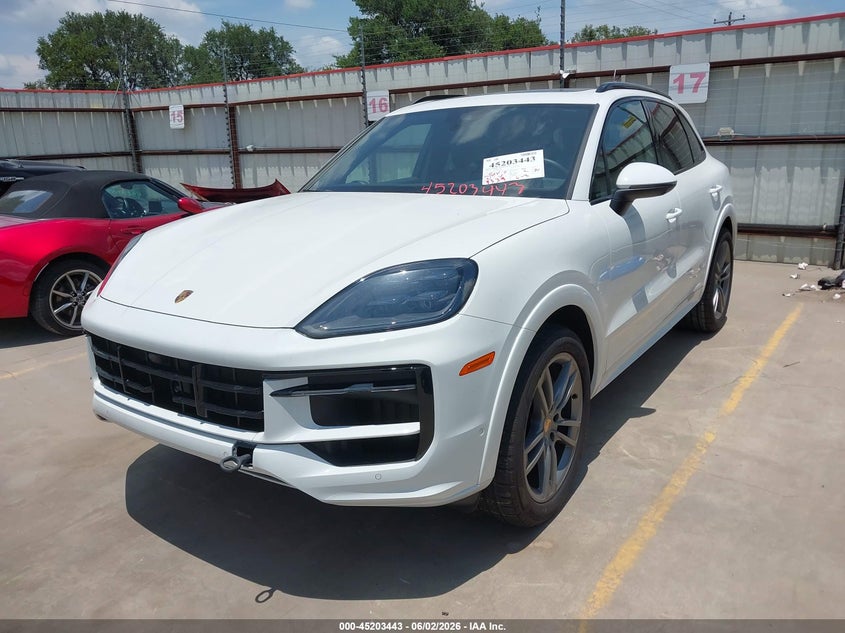 2025 Porsche Cayenne VIN WP1AA2AYXSDA01703 IAAI salvage auction — UNDERCARRIAGE, Original (Texas), sold $28,250 on 2026-07-28 (photo 2)