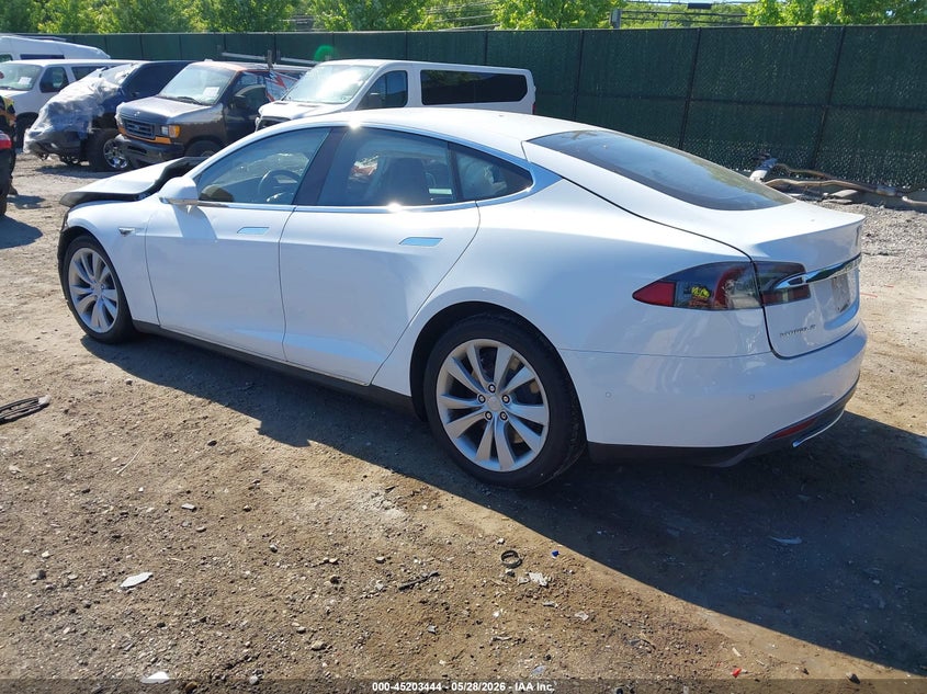 2015 Tesla Model s VIN 5YJSA1E26FF118828 IAAI salvage auction — FRONT END, Salvage (Pennsylvania), sold $400 on 2026-07-30 (photo 3)