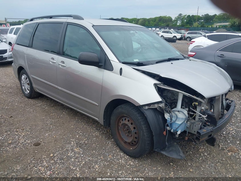 2007 Toyota Sienna VIN 5TDZK23C37S061563 IAAI salvage auction — FRONT & REAR, Mv-907A (New York), sold $700 on 2026-07-07 (photo 1)