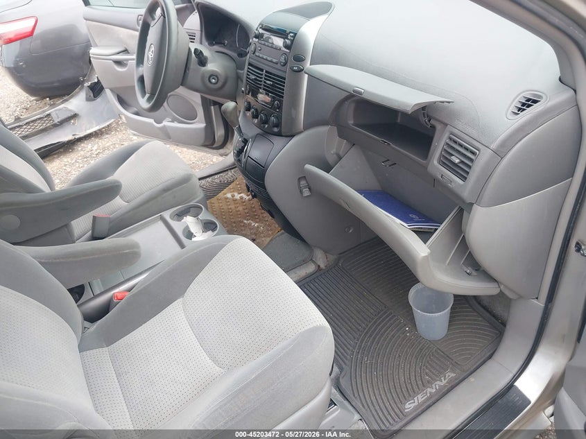 2007 Toyota Sienna VIN 5TDZK23C37S061563 IAAI salvage auction — FRONT & REAR, Mv-907A (New York), sold $700 on 2026-07-07 (photo 5)