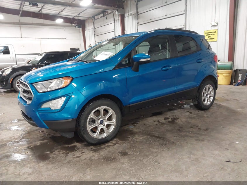 2018 Ford Ecosport VIN MAJ3P1TE8JC234916 IAAI salvage auction — HAIL, Salvage Title, sold $2,350 on 2026-07-26 (photo 2)
