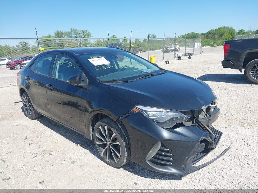 2017 Toyota Corolla VIN 5YFBURHE7HP722679 IAAI salvage auction — FRONT END, Clear (Wisconsin), sold $3,575 on 2026-07-28 (photo 1)
