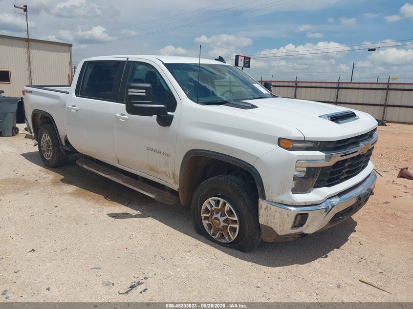 2025 Chevrolet Silverado VIN 2GC1KNEY4S1233963 IAAI salvage auction — RIGHT FRONT, Enterprise Vehicles Clear Only (Texas), sold $36,350 on 2026-07-21 (photo 1)