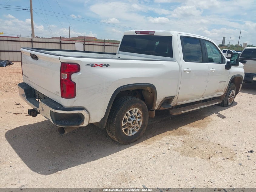 2025 Chevrolet Silverado VIN 2GC1KNEY4S1233963 IAAI salvage auction — RIGHT FRONT, Enterprise Vehicles Clear Only (Texas), sold $36,350 on 2026-07-21 (photo 4)
