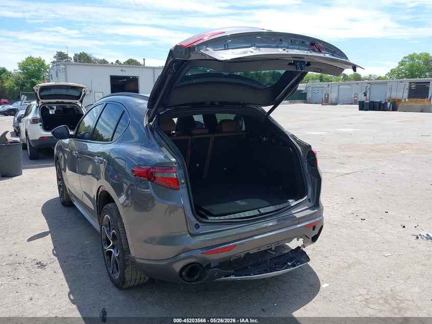 2023 Alfa romeo Stelvio VIN ZASPAKBN0P7D54187 IAAI salvage auction — REAR END, Mv-907A (New York), sold $13,325 on 2026-07-07 (photo 3)
