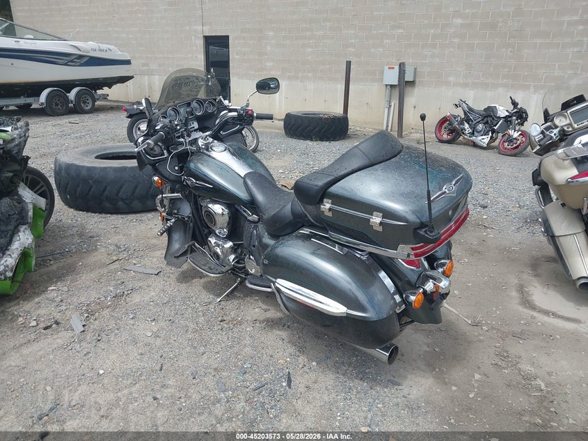 2021 Kawasaki Vulcan VIN JKBVNRB10MA023401 IAAI salvage auction — LEFT FRONT, Salvage (Massachusetts), sold $1,300 on 2026-07-28 (photo 3)